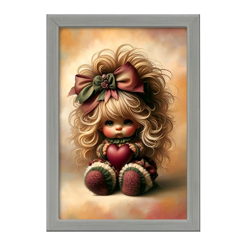 تابلو خندالو طرح دخترانه کیوت کد F7508