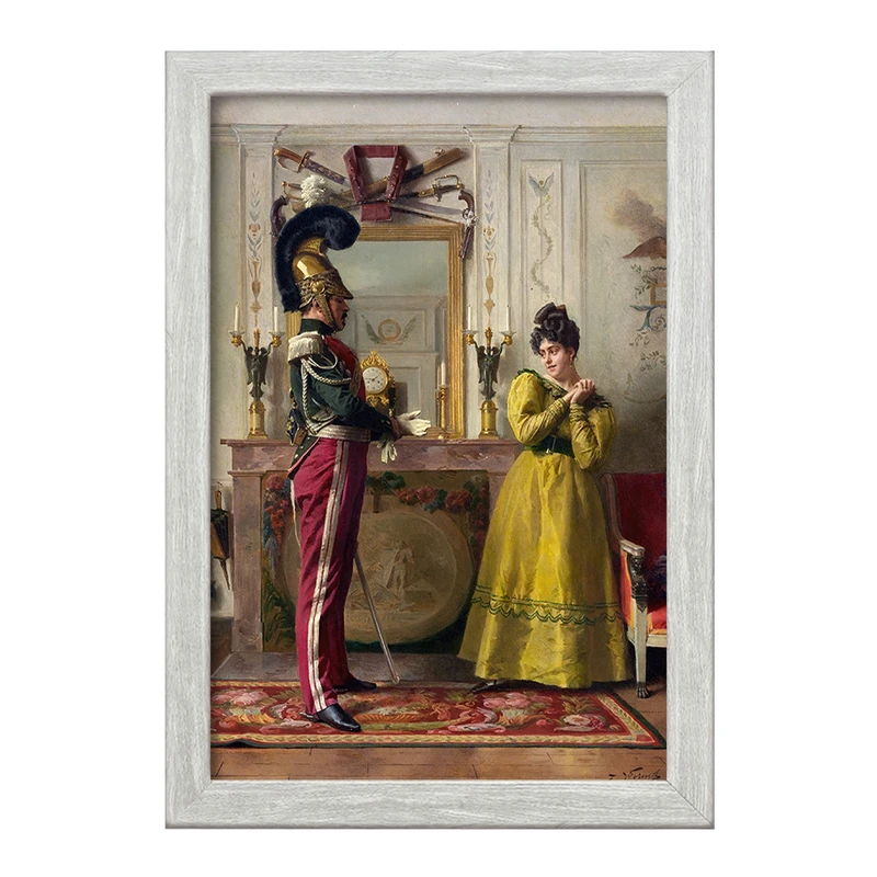 تابلو خندالو طرح نقاشی خروج برای بررسی اثر ژول ورمز کد F12295