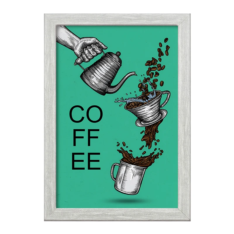 تابلو خندالو طرح قهوه (COFFEE) کد F11046
