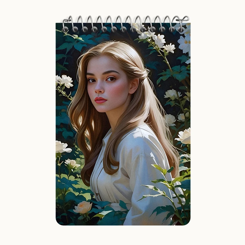 دفتر یادداشت 50 برگ خندالو طرح دخترانه کد F12054