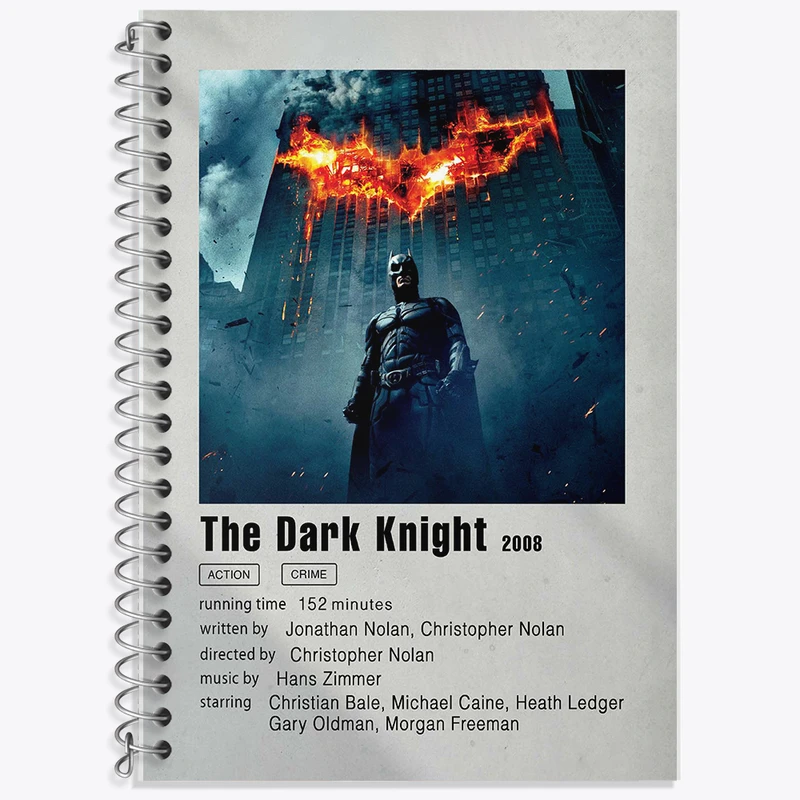 دفتر نت موسیقی 50 برگ خندالو طرح شوالیه تاریکی (The Dark Knight) کد F11309