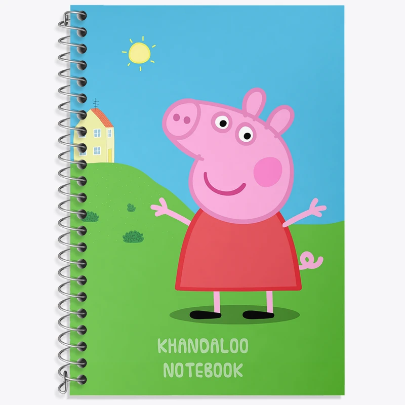 دفتر نت موسیقی 50 برگ خندالو طرح انیمیشن پپا پیگ (Peppa Pig) کد N9282