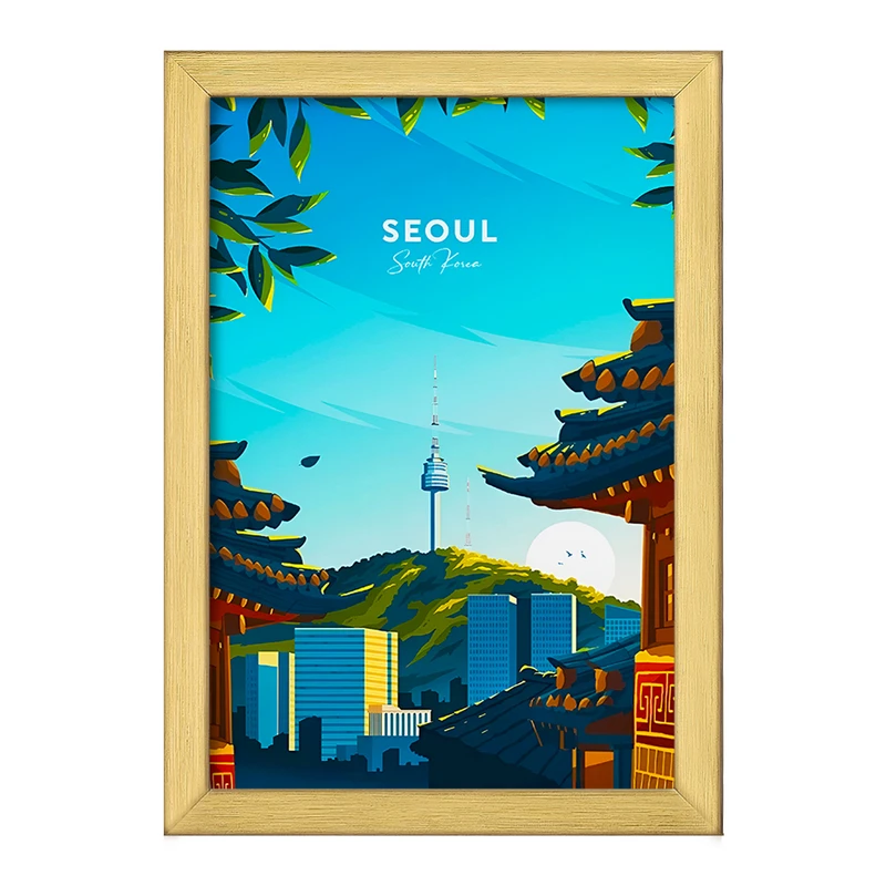 تابلو خندالو طرح سئول (Seoul) کد F6303