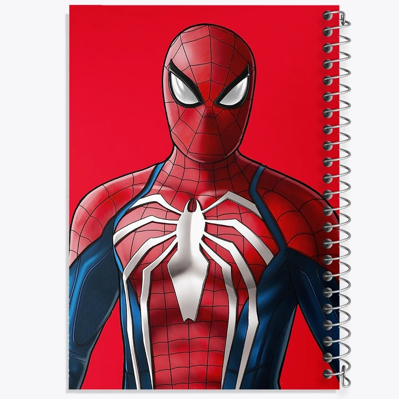 دفتر طراحی 50 برگ خندالو طرح مرد عنکبوتی Spider Man  کد 13192
