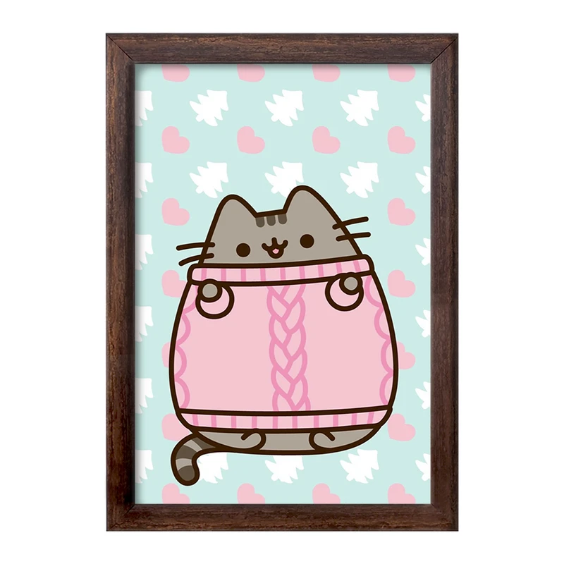 تابلو خندالو طرح پوشین گربه بامزه کد 26597