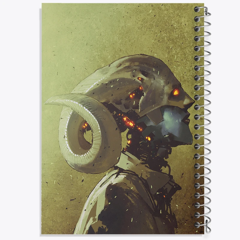 دفتر مشق 50 برگ خندالو طرح ربات کد F3607