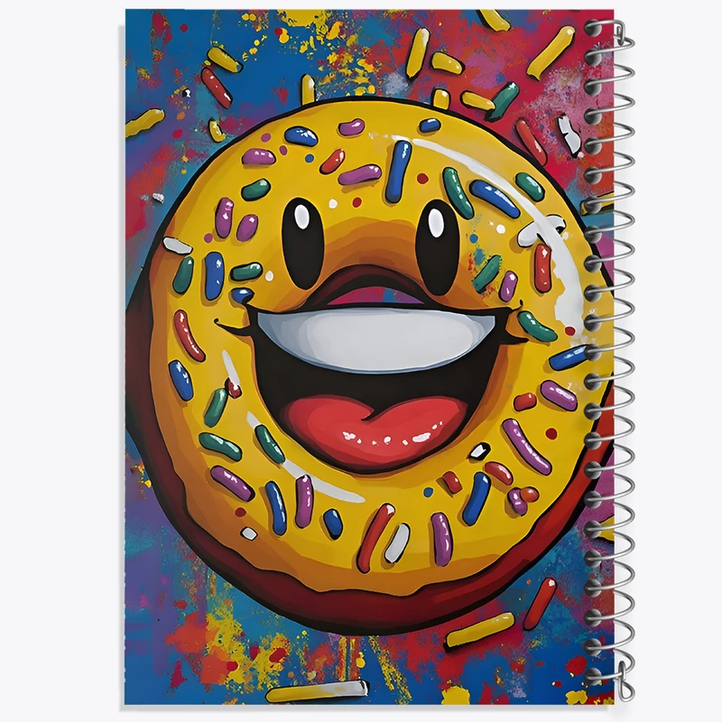 دفتر مشق 100 برگ خندالو طرح ایموجی خنده کد F9831