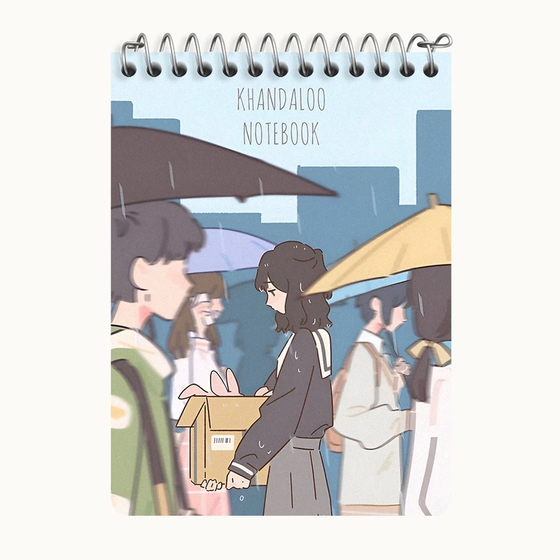 دفتر یادداشت 50 برگ خندالو طرح دخترانه فانتزی کد N9129