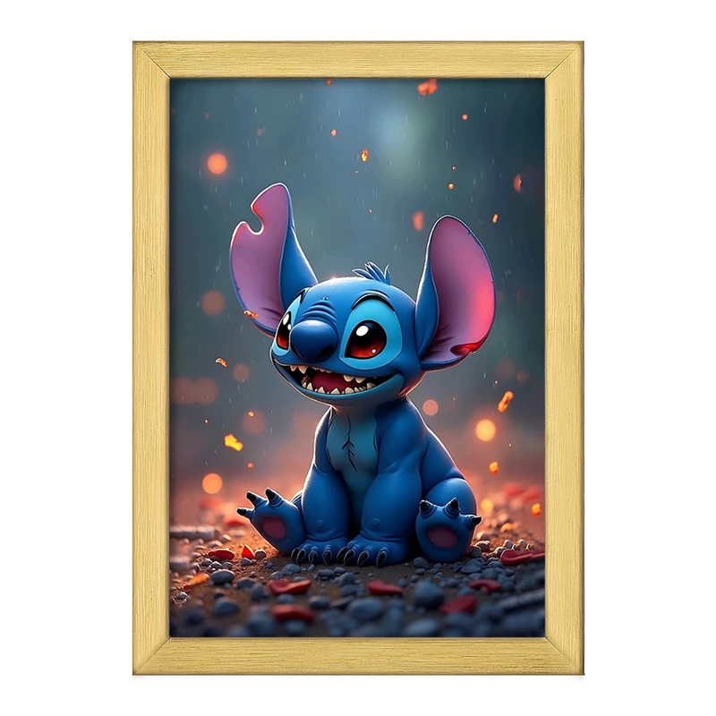 تابلو خندالو طرح استیچ (Stitch) کد F8311