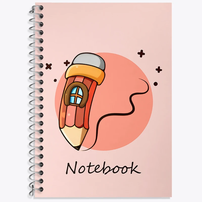 دفتر لغت 50 برگ خندالو طرح مداد کد N6657