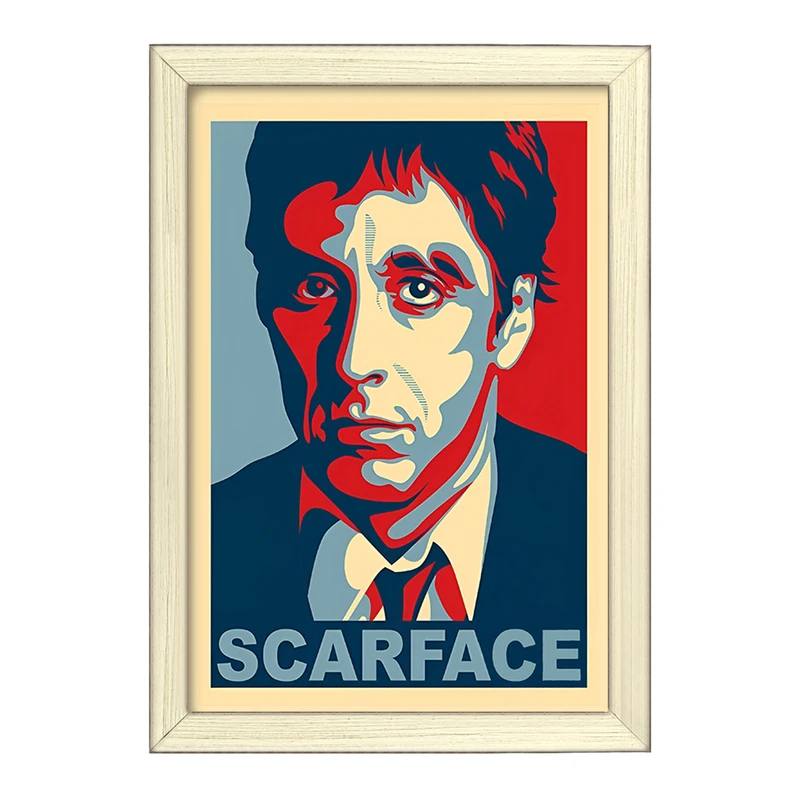 تابلو خندالو طرح اسکارفیس (Scarface) کد F6485