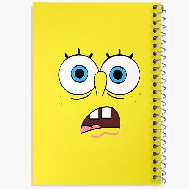 دفتر طراحی 50 برگ خندالو طرح باب اسفنجی کد F3295