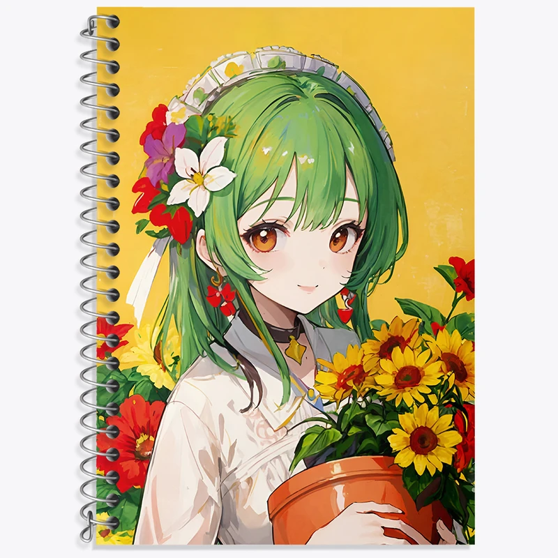 دفتر نت موسیقی 50 برگ خندالو طرح دخترانه فانتزی کد N8032