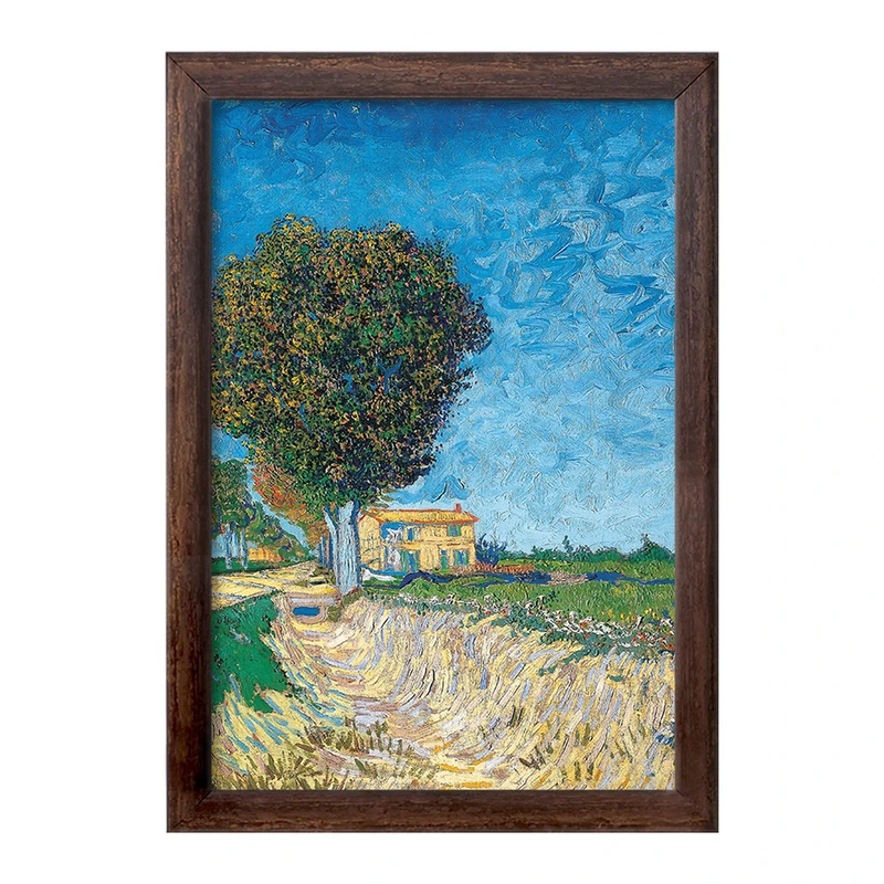تابلو خندالو طرح ونسان ونگوگ (Van Gogh) کد 36825