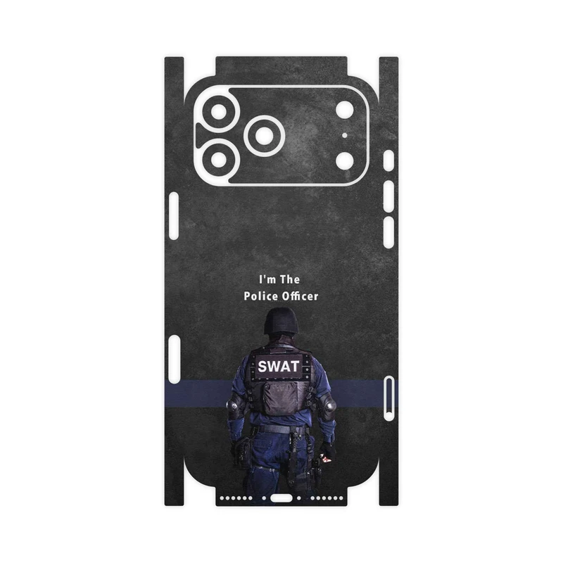 برچسب پوششی ماهوت مدل Police Officer-FullSkin مناسب برای گوشی موبایل اپل iPhone 17 Pro Max
