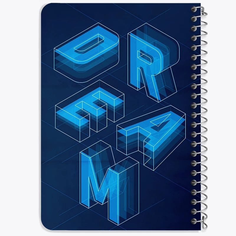 دفتر یادداشت 50 برگ خندالو طرح Dream کد F6395