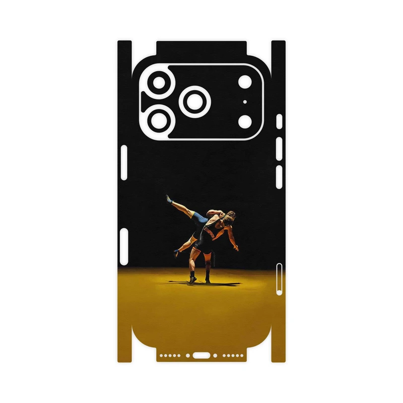برچسب پوششی ماهوت مدل Wrestling-FullSkin مناسب برای گوشی موبایل اپل iPhone 17 Pro