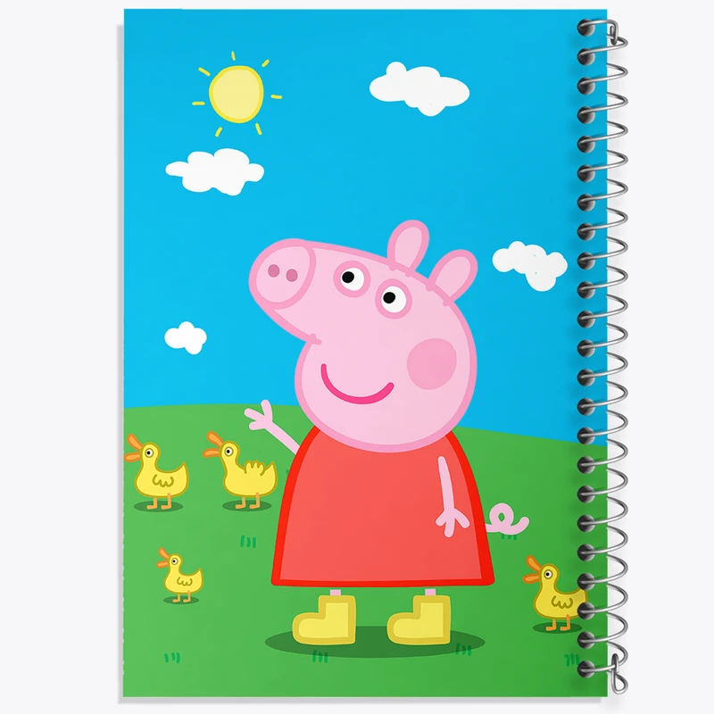 دفتر نقاشی 50 برگ خندالو طرح انیمیشن پپا پیگ (Peppa Pig) کد N9246