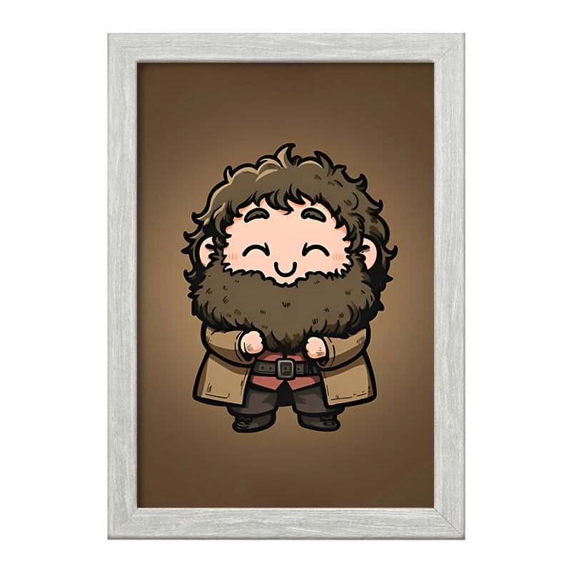 تابلو خندالو طرح هاگرید هری پاتر (Harry Potter) کد F9399