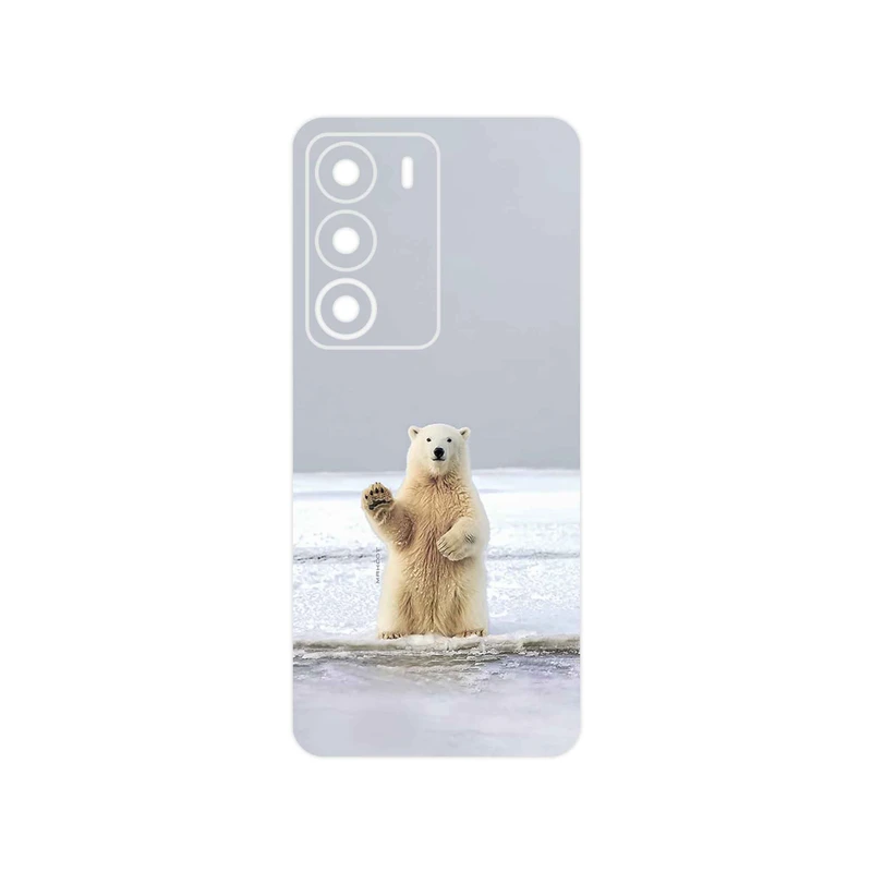 برچسب پوششی ماهوت مدل Polar_bear مناسب برای گوشی موبایل ریلمی C71