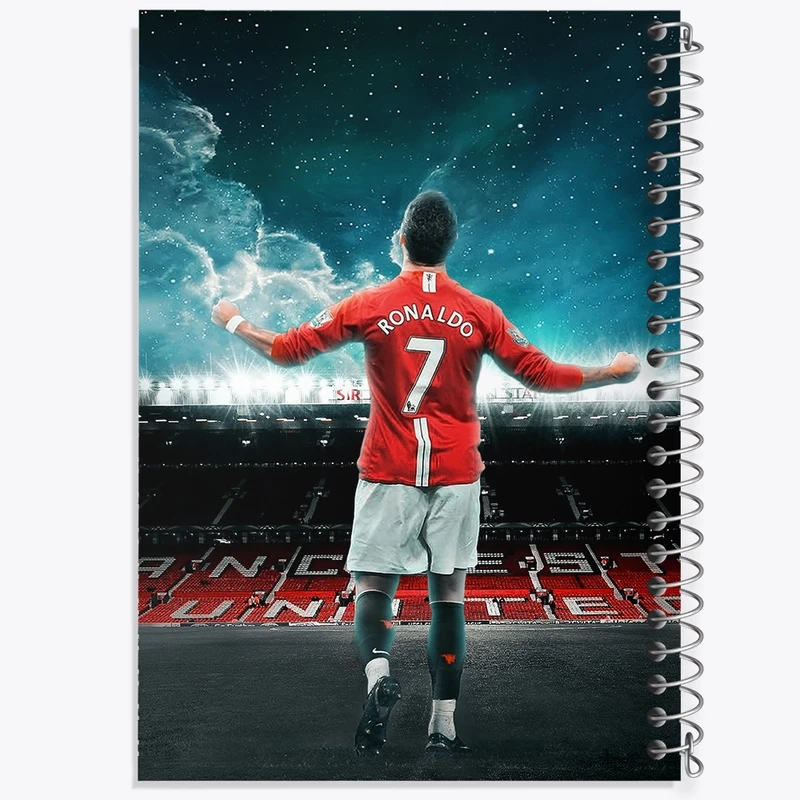 دفتر طراحی 50 برگ خندالو طرح کریستیانو رونالدو  کد 13896