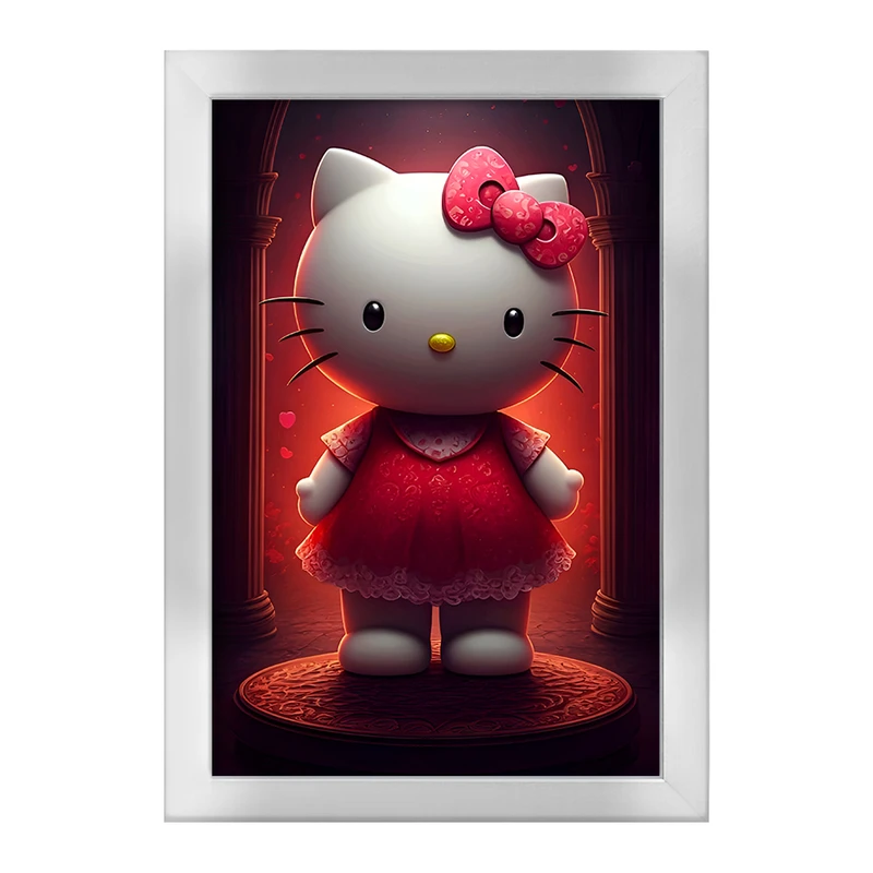 تابلو خندالو طرح هلو کیتی (Hello Kitty) کد F11757