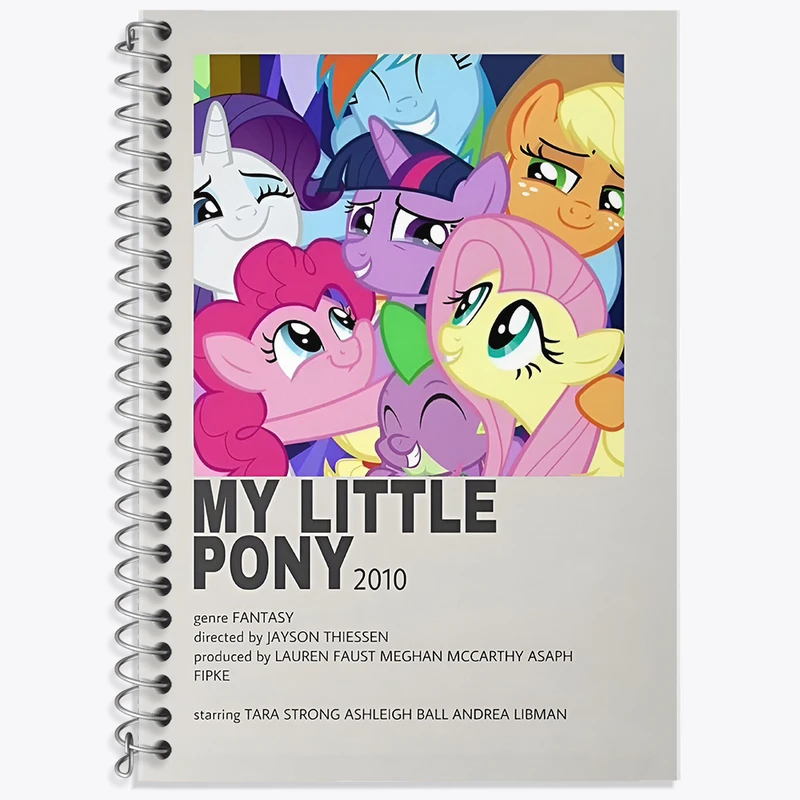 دفتر نت موسیقی 50 برگ خندالو طرح اسب پونی (My Little Pony) کد F14219