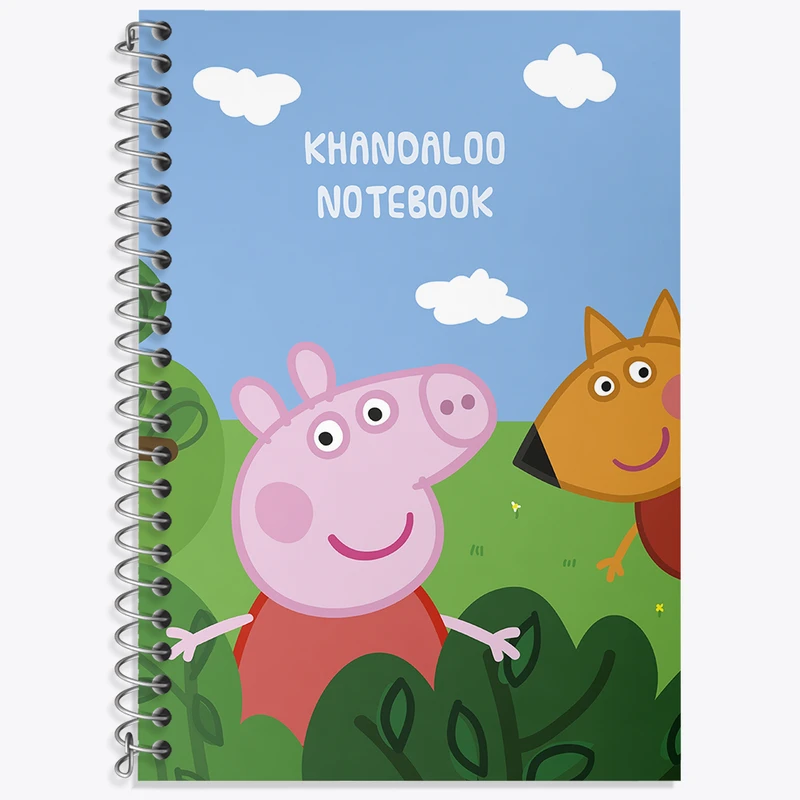 دفتر زبان 50 برگ خندالو طرح انیمیشن پپا پیگ (Peppa Pig) کد N9268
