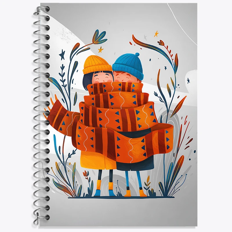 دفتر نت موسیقی 50 برگ خندالو طرح عاشقانه کد F4898