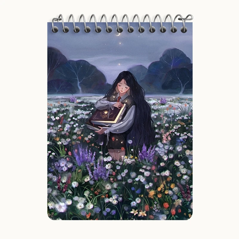 دفتر یادداشت 50 برگ خندالو طرح دخترانه کد N3083