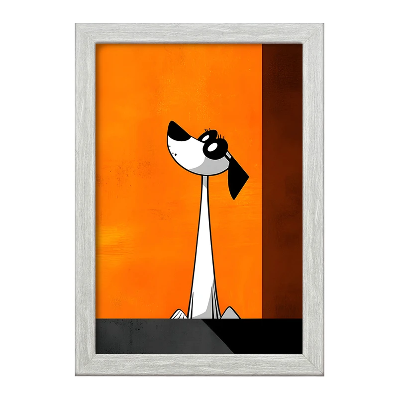 تابلو خندالو طرح سگ (Dog) کد F6379