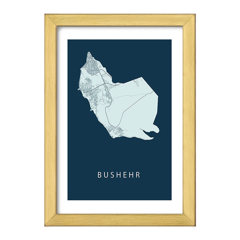 تابلو خندالو طرح نقشه بوشهر کد F11965