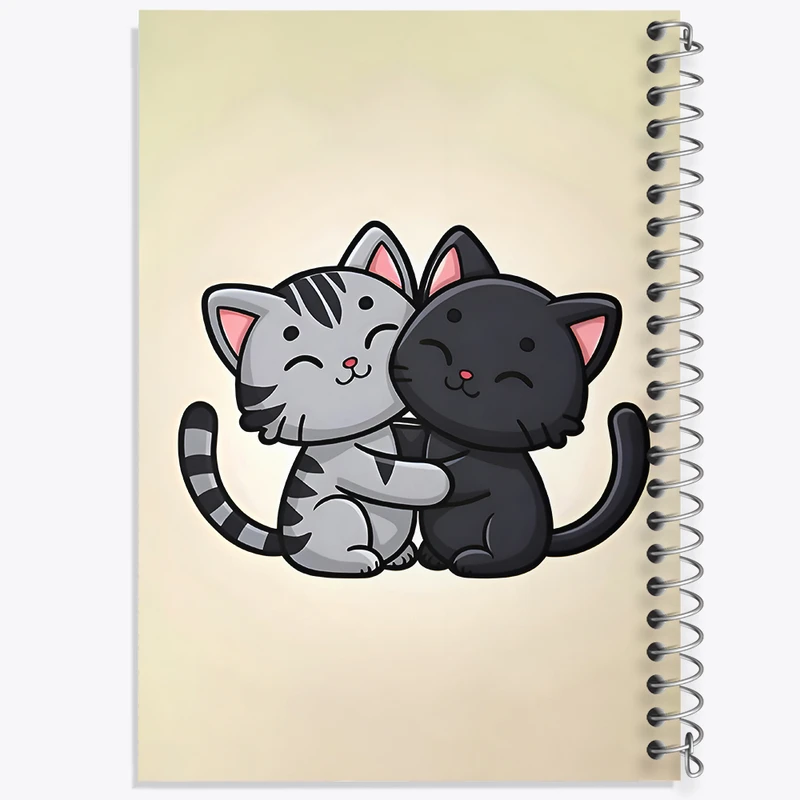 دفتر نقاشی 50 برگ خندالو طرح گربه های بامزه کد F9442