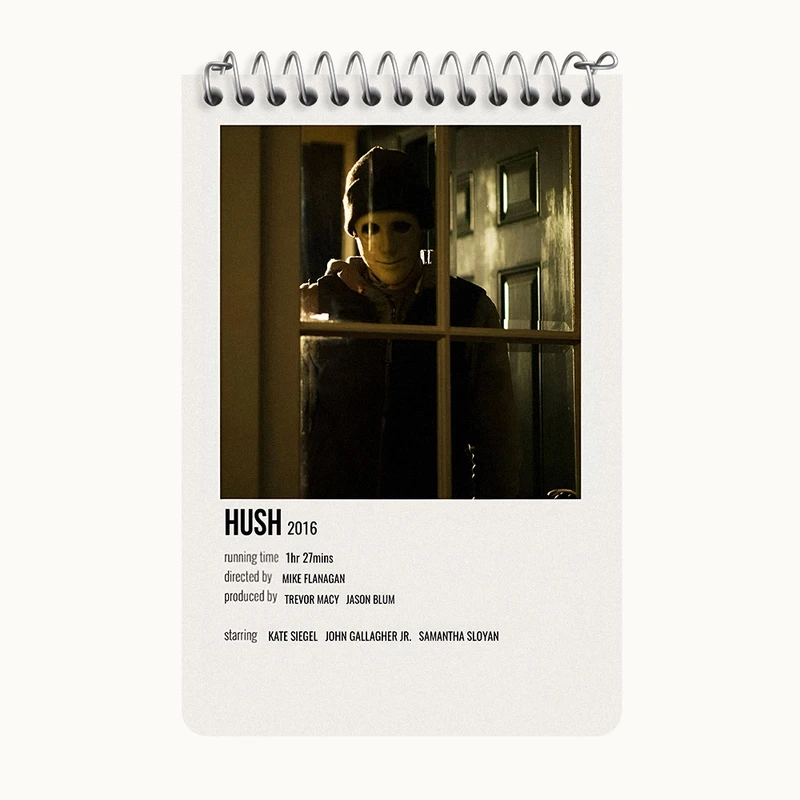 دفتر یادداشت 50 برگ خندالو طرح سکوت (Hush) کد F13036