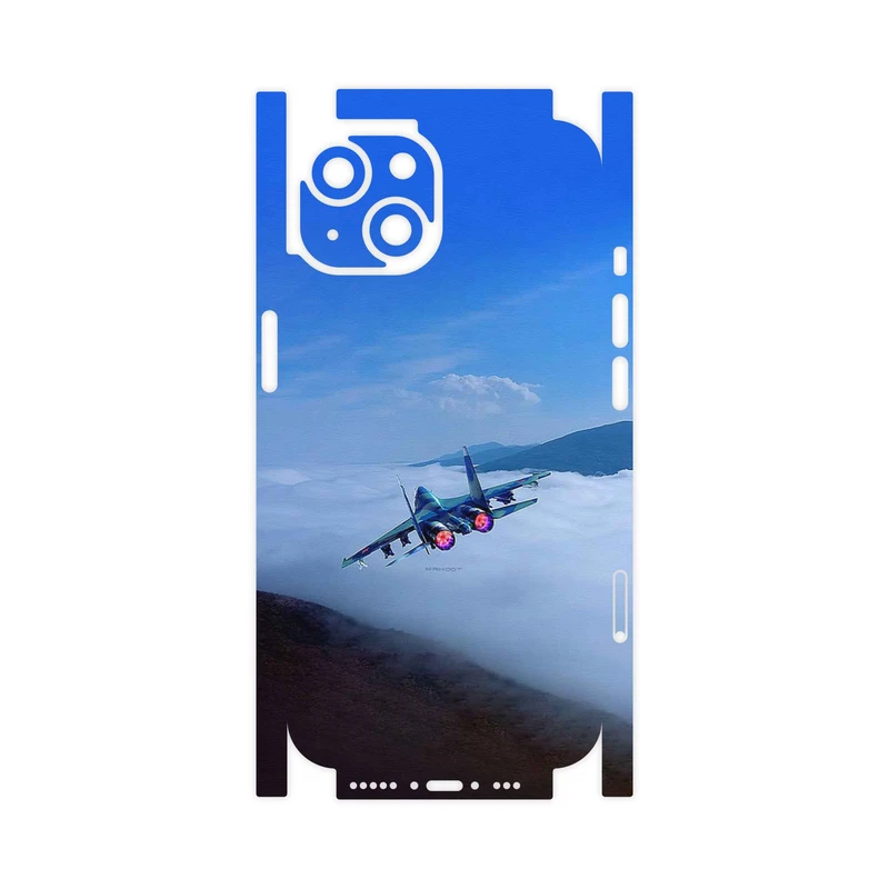 برچسب پوششی ماهوت مدل Fighter plane Su27-FullSkin مناسب برای گوشی موبایل اپل iPhone 14