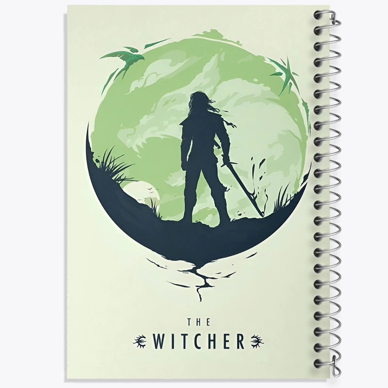 دفتر مشق 50 برگ خندالو طرح ویچر (The Witcher) کد F13614