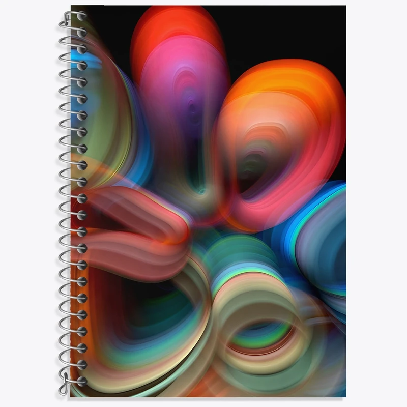 دفتر لغت 50 برگ خندالو طرح نور رنگی کد N6819