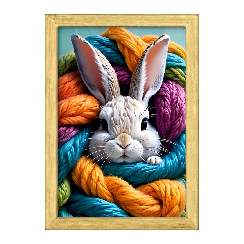 تابلو خندالو طرح خرگوش کد F9573