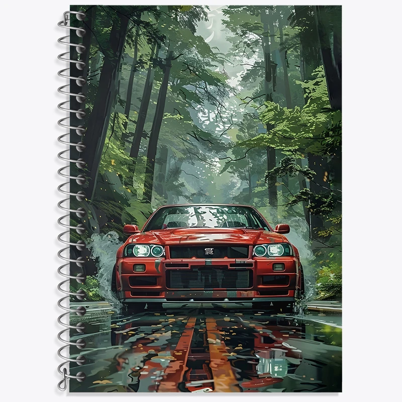 دفتر نت موسیقی 50 برگ خندالو طرح ماشین اسپرت کد F4108