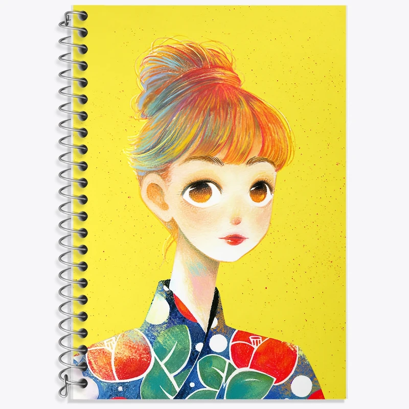 دفتر لغت 50 برگ خندالو طرح دخترانه کد F9197