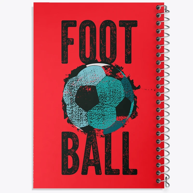 دفتر طراحی 50 برگ خندالو طرح فوتبال Football کد 25965