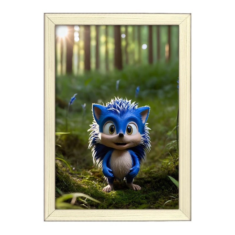 تابلو خندالو طرح سونیک (Sonic) کد F5327