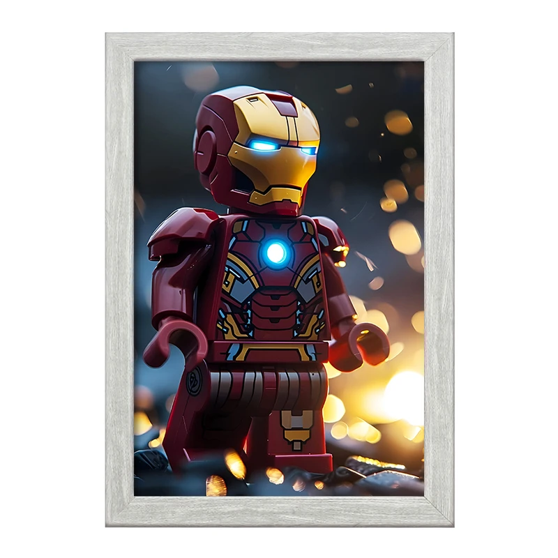 تابلو خندالو طرح مرد آهنی مارول (Marvel) کد F6819