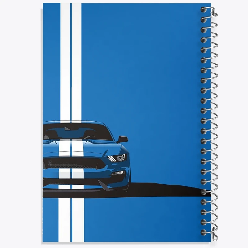 دفتر شطرنجی 50 برگ خندالو طرح ماشین اسپرت کد F2928