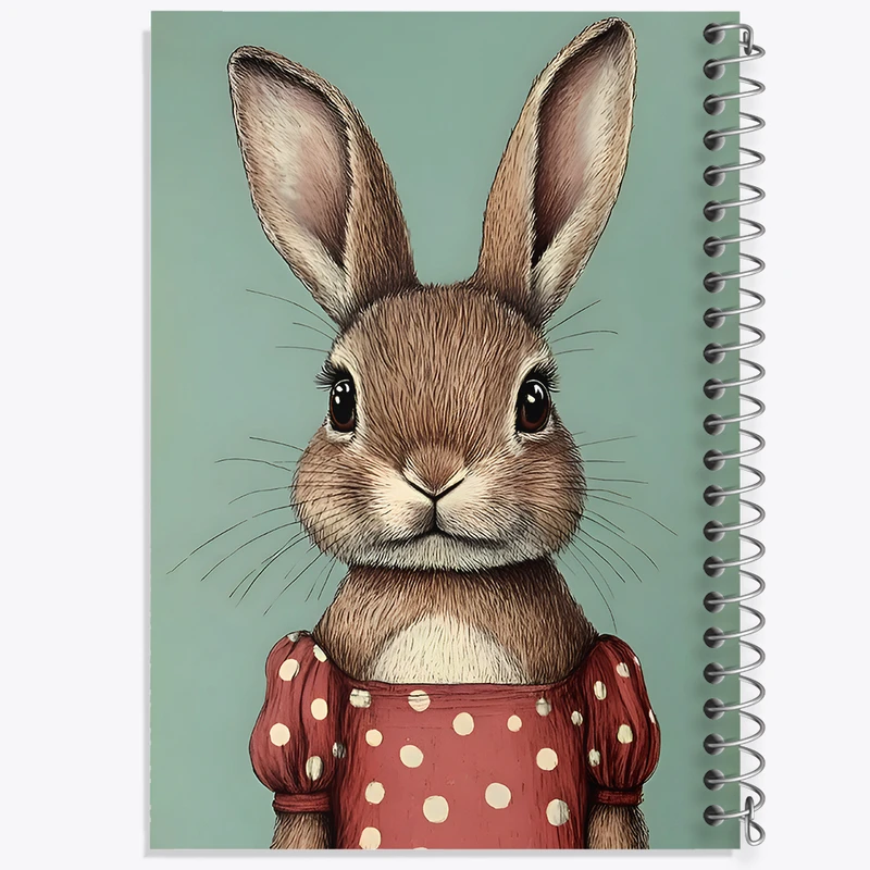 دفتر مشق 50 برگ خندالو طرح خرگوش کد F9834