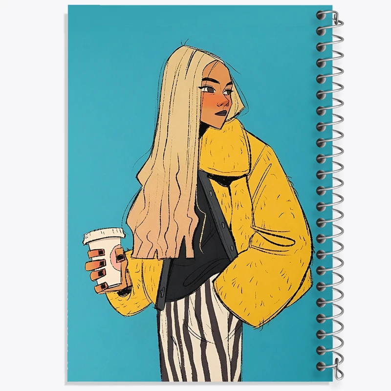 دفتر نقاشی 50 برگ خندالو طرح دخترانه کد F10961