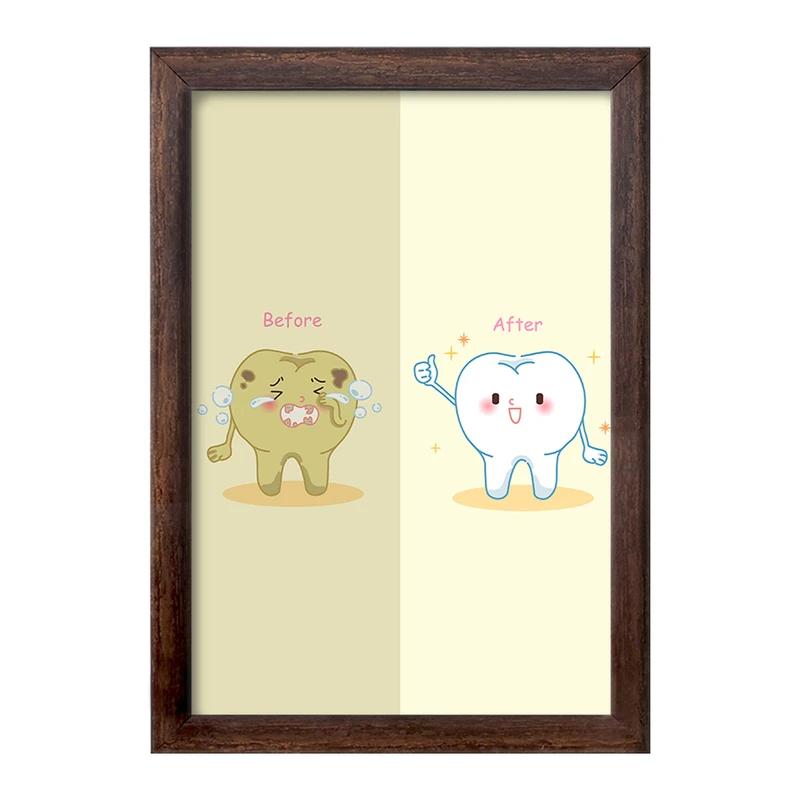 تابلو خندالو طرح دندان و دندان پزشکی کودکانه کد 36713
