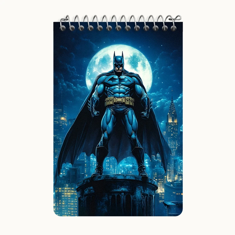 دفتر یادداشت 50 برگ خندالو طرح بتمن (Batman) کد F5286