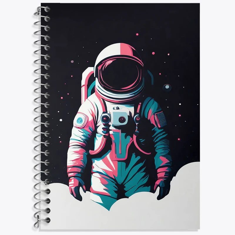 دفتر لغت 50 برگ خندالو طرح آدم فضایی کد F2987