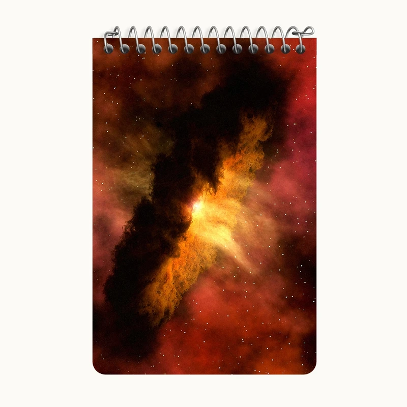 دفتر یادداشت 50 برگ خندالو طرح کهکشان (galaxy) کد F6710